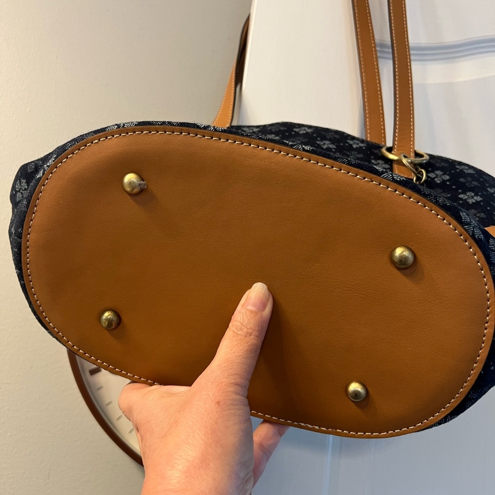 Patricia Nash Marconia Denim tote - Picture 5 of 13